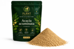 Plant Boanicals Acacia acuminata Powder botanical collection featuring premium forest green packaging and finely processed botanical powder